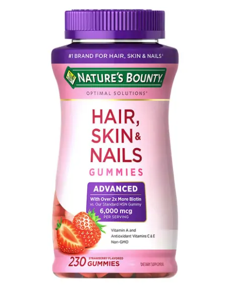 Gomas cabello piel uñas