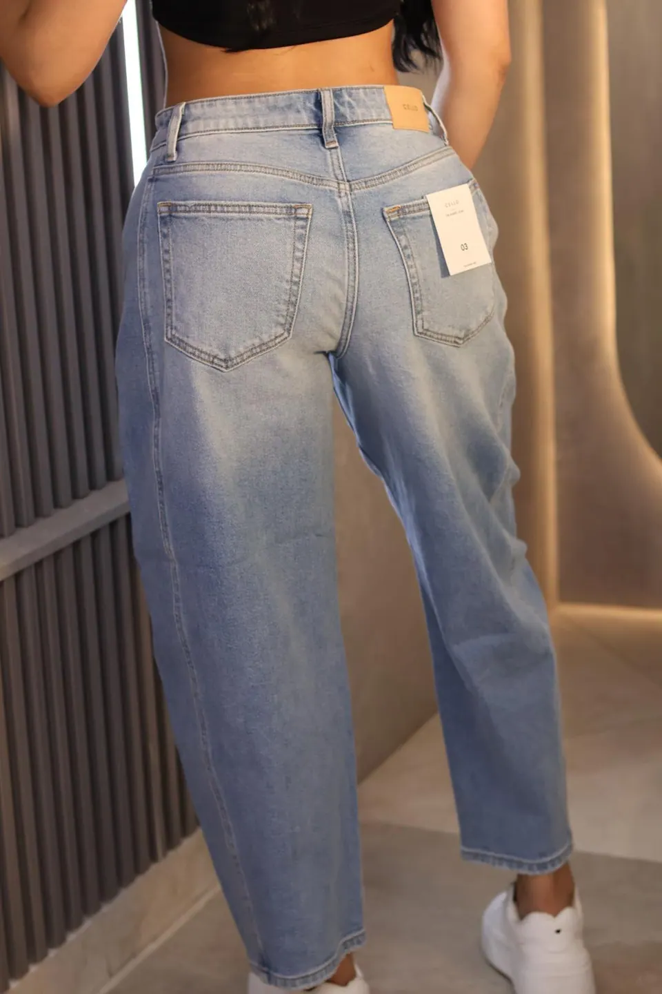 Jean cello baggy botón abajo, otra vista