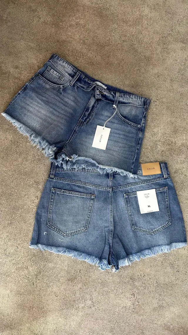 Short pretina doblada