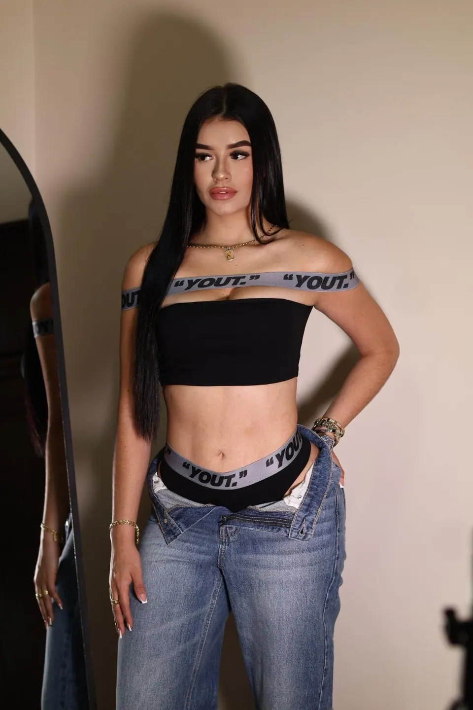 Set yout strapless gris