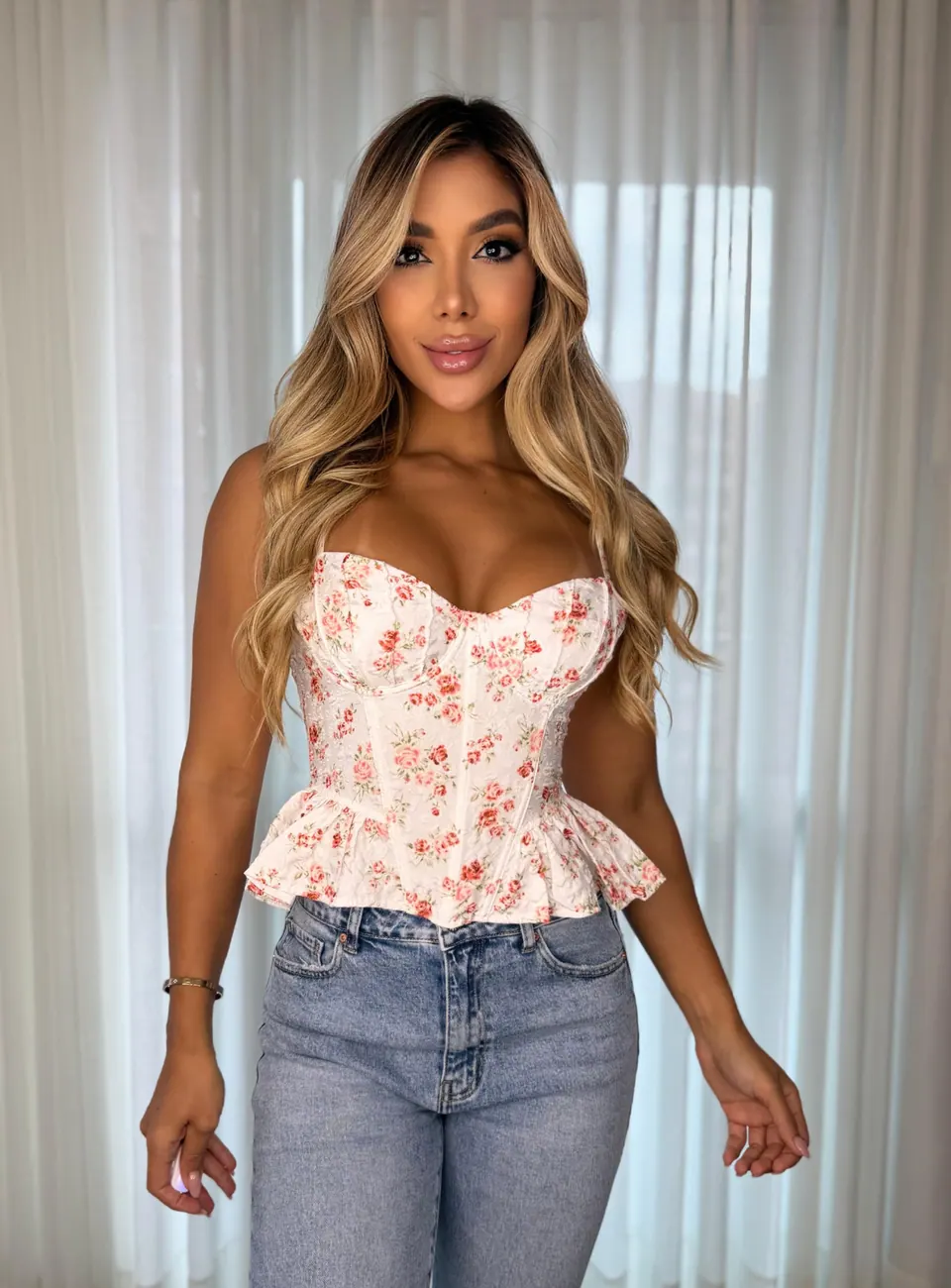 Corset flores