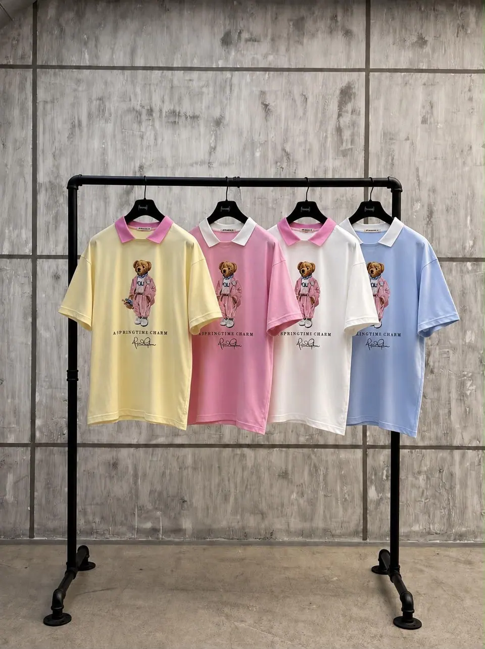 Blusa oso cuello