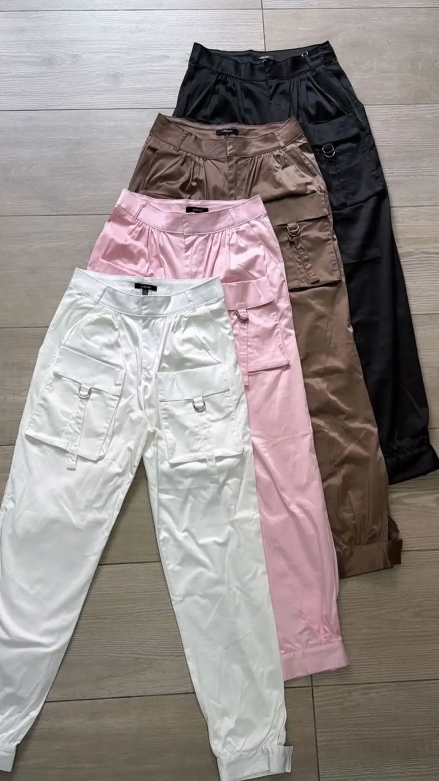 Pantalón satin labijou 2 bolsillos