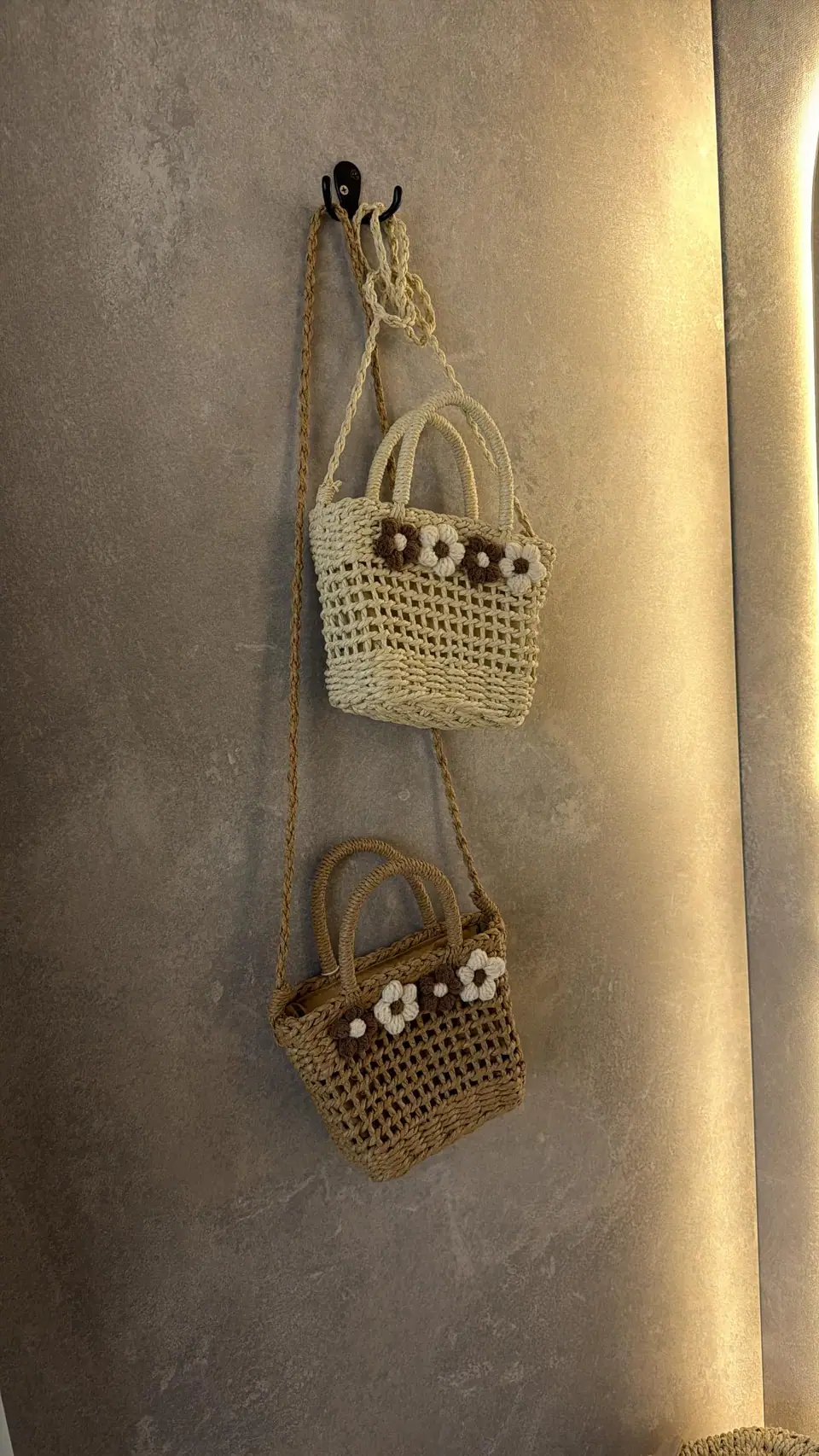 Bolso playero canasta