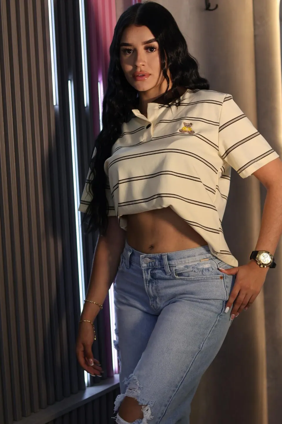 Blusa oso rayas
