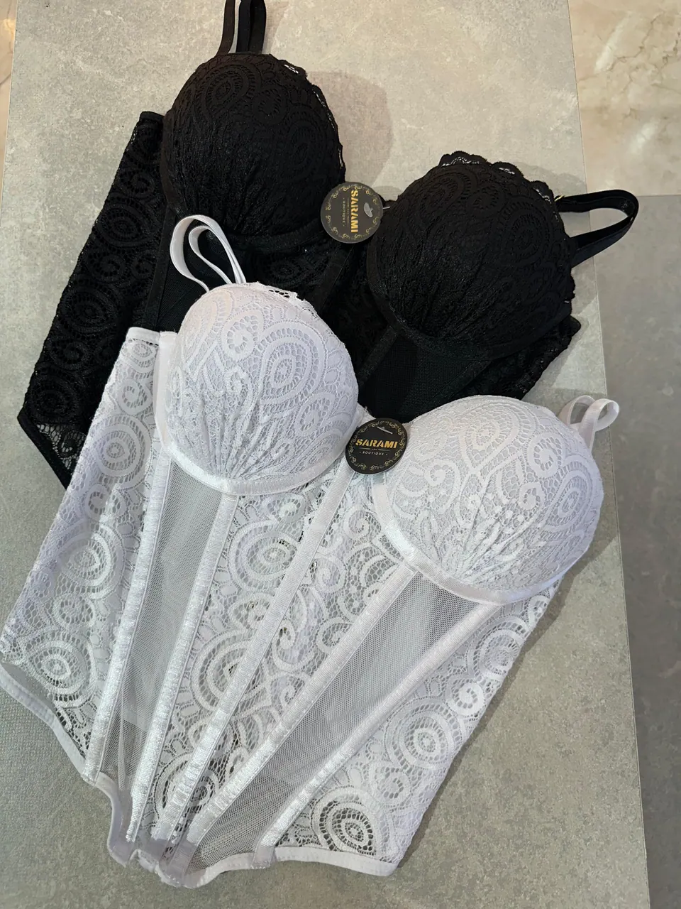 Corset copa encaje